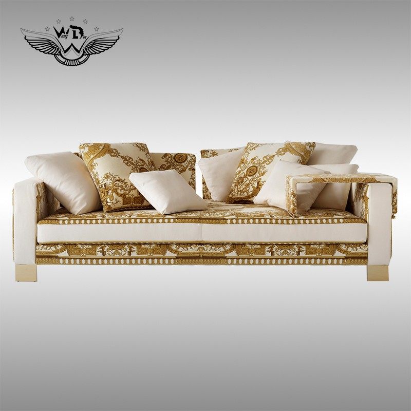 高端定制意大利后现代轻奢家具versace范思哲客厅沙发