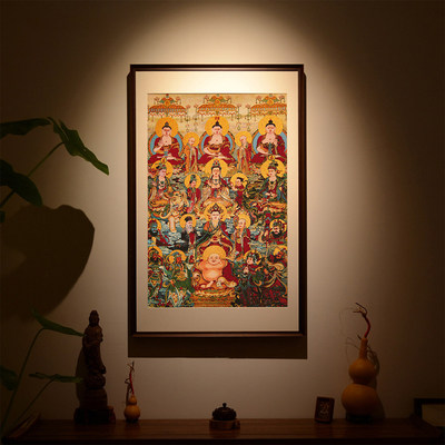 全佛图玄关装饰画办公室茶