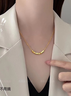 十全十美碎银珠S925纯银项链女简约小众ins经典设计送闺蜜送女友