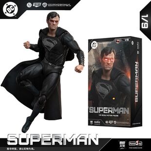 首批新品泛乐文化 DC可动人偶系列 黑超人 2.0 可动人偶模型手办