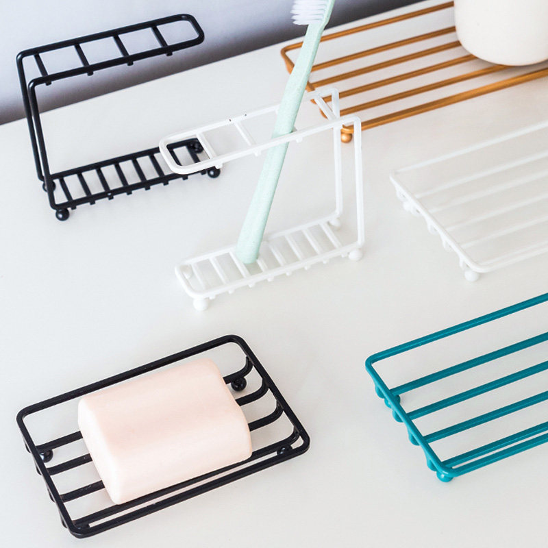 金属牙刷置物架LIMlife洗手台卫浴首饰收纳创意牙刷肥皂架水杯架,收纳整理,整理架/置物架/收纳架,淘宝优惠券,粉丝福利购,淘宝优惠卷