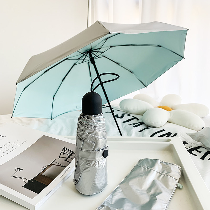 小清新纯色雨伞 五折折叠伞 防紫外线遮阳伞晴雨伞晴雨两用银胶伞在类目 居家日用, 伞/雨具/防雨/防潮, 伞中 - 来自Buy2taobao.com提供专业的淘宝代购服务