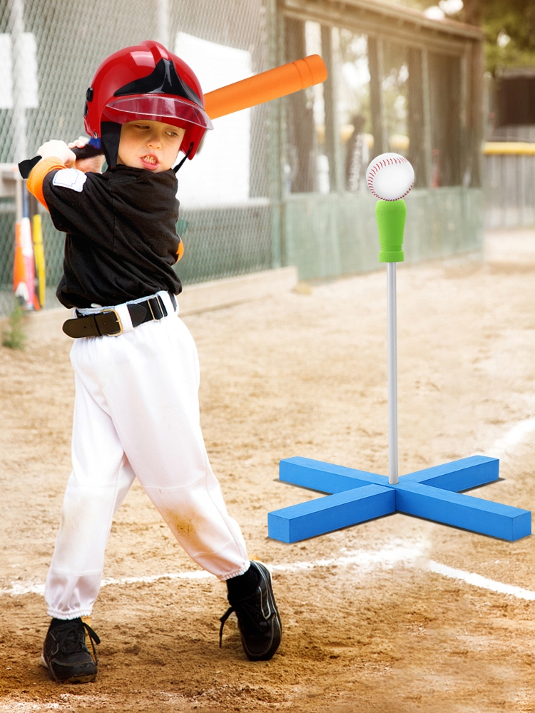 Children's Baseball Bat Soft Sponge Plastic Kindergarten Softball Bat Toy Rubber Props Training Set Baseball Bat