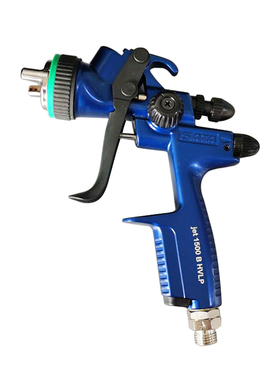 HVLP低压 德国萨塔原装SATAjet 1500B 面漆喷枪上壶1.3口径蓝色