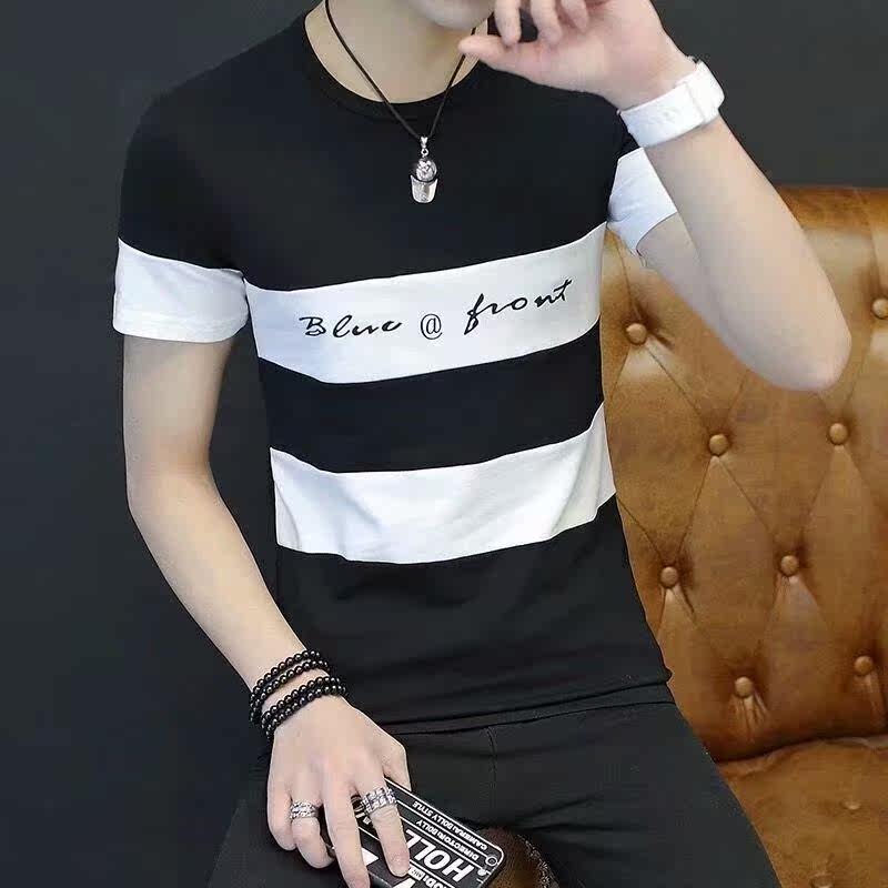 2019短袖T恤成年男士夏装炎热天的衣服半袖男人清凉短衫靓仔男装|ruв категории Мужская одежда, футболка - от Buy2taobao.com для оказания профессиональной услуги покупки агента Taobao