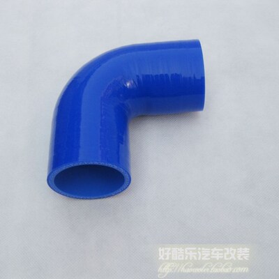 90度38MM硅胶管 汽车改装耐高温高压水管接头 标准水管接头弯管