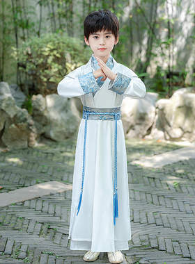 男童汉服中国风新款小少爷武侠风
