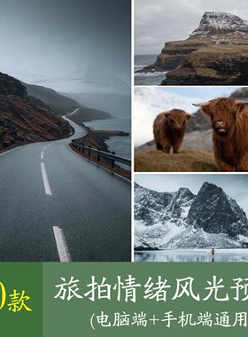 80款旅拍影情绪风光LR预设大师收藏版 WithLuke LR Presets