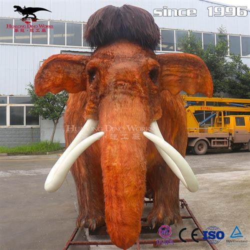仿真远古生物猛犸象大型动物展览模型制作自贡仿真模型制作厂家