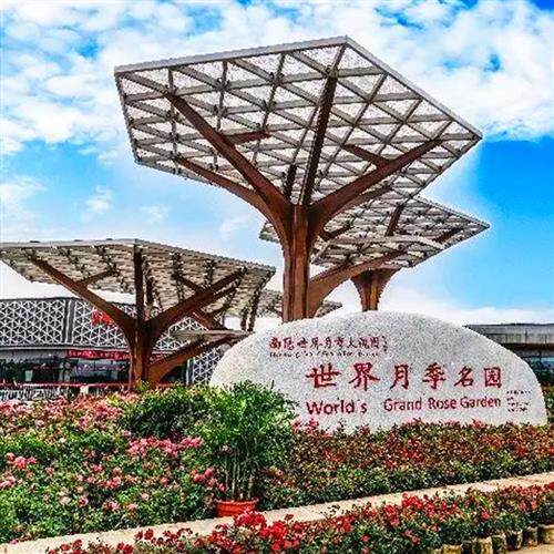 刚结构大树廊架雕塑厂家不锈钢抽象金属铁艺耐候钢铝单板大型景观