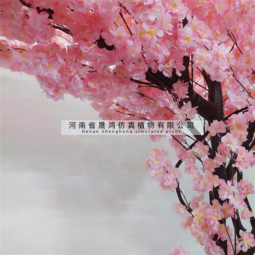 假树桃花树大型仿真树樱花树婚庆许愿树人造树商场室内装饰仿真花