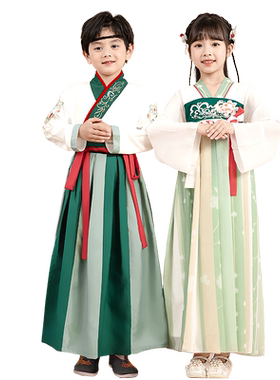 儿童国学汉服演出服女童古装中国