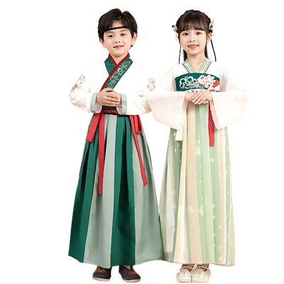 儿童国学汉服演出服女童古装中国