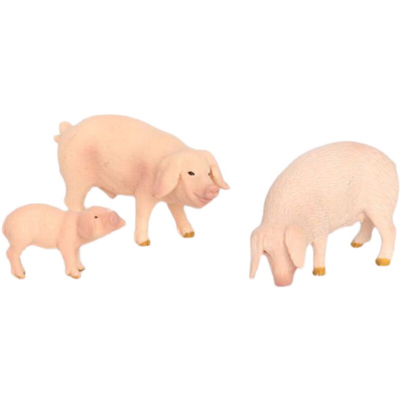 시뮬레이션 동물 모델 농장 국내 돼지 모돈 멧돼지 단단한 플라스틱 목장 장난감 어린이인지 가축 장식품