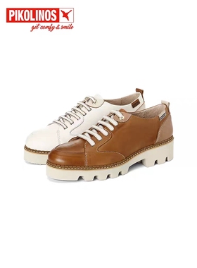 Pikolinos派高雁春季新款圆头厚底休闲鞋女鞋PS234706