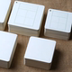 简约空白小卡片单词卡白卡牛皮黑卡留言识字卡纸明信片豆本素材纸