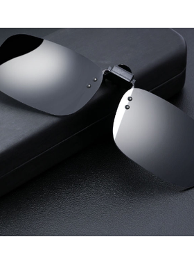 日夜两用夹片式太阳镜男偏光变色眼镜夜视开车专用钓鱼近视墨镜女