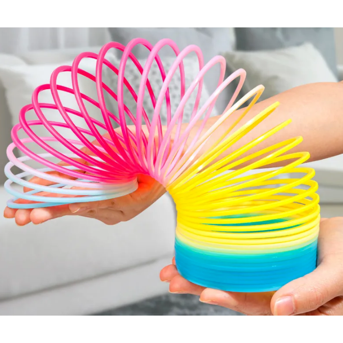 大号彩虹圈玩具弹簧圈叠叠圈宝宝益智早教礼物儿童魔力彩虹弹力圈