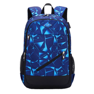 书包中学生大容量初中生书包男生时尚潮流高中生双肩背包小学生包