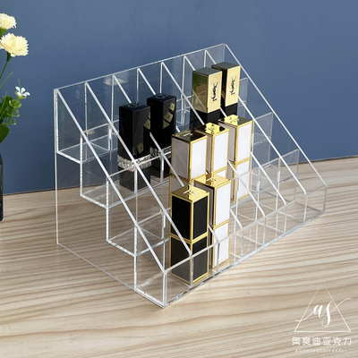 高档水晶睫毛膏美瞳化妆品货架