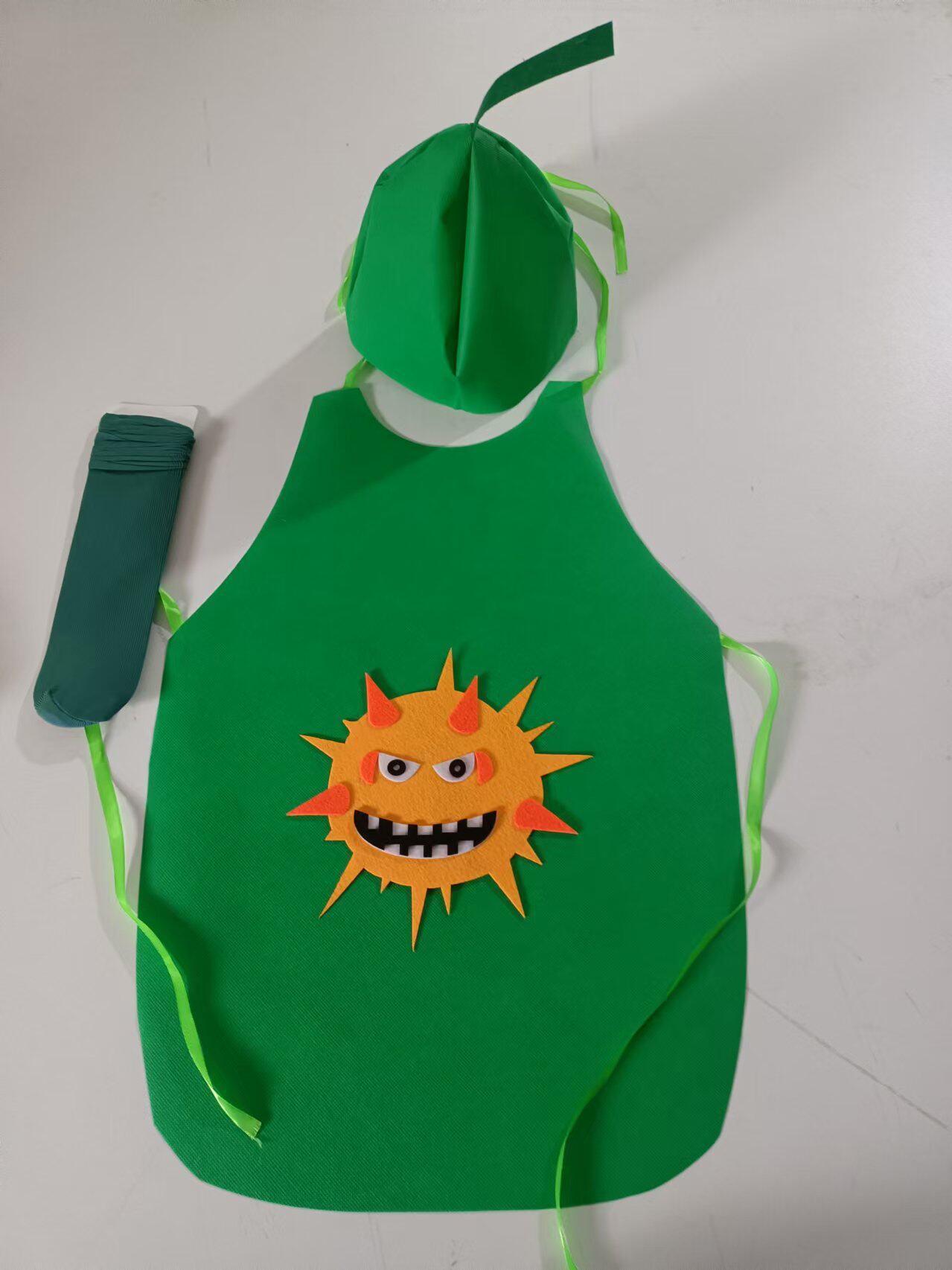 儿童牙细菌大战演出服情景剧病毒表演服装牙齿疯狂的蚜虫牙刷道具