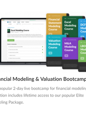 WSO Wall Street Oasis Financial Modeling&Valuation Bootcamp