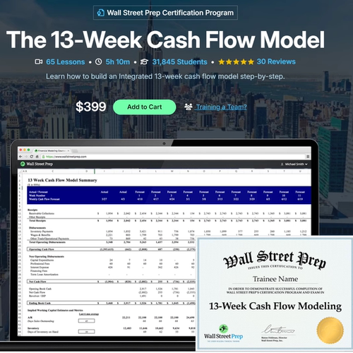 13-WeekCashFlowModel课程WSP