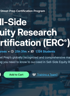 WSP Sell-Side Equity Research Certification (ERC©) 卖方模型