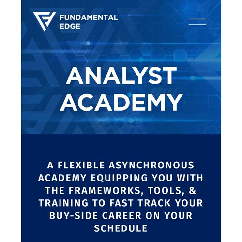 FundamentalEdgeAnalyst课程FE