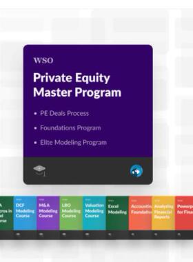 Wall Street Oasis Private Equity Master Program PE股权投资