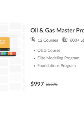 WSO/WSP/BIWS Oil & Gas Modeling石油与天然气估值建模模型课程