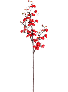 腊梅禅意客厅摆件树枝塑料花