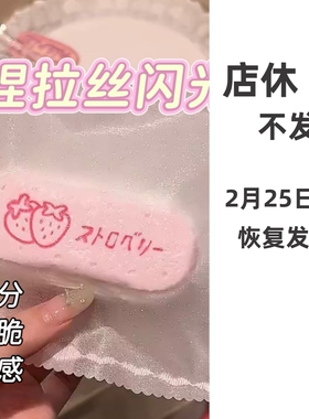 捏捏乐拉丝闪光袋热封满天星高颜值包装袋打包装饰密封袋