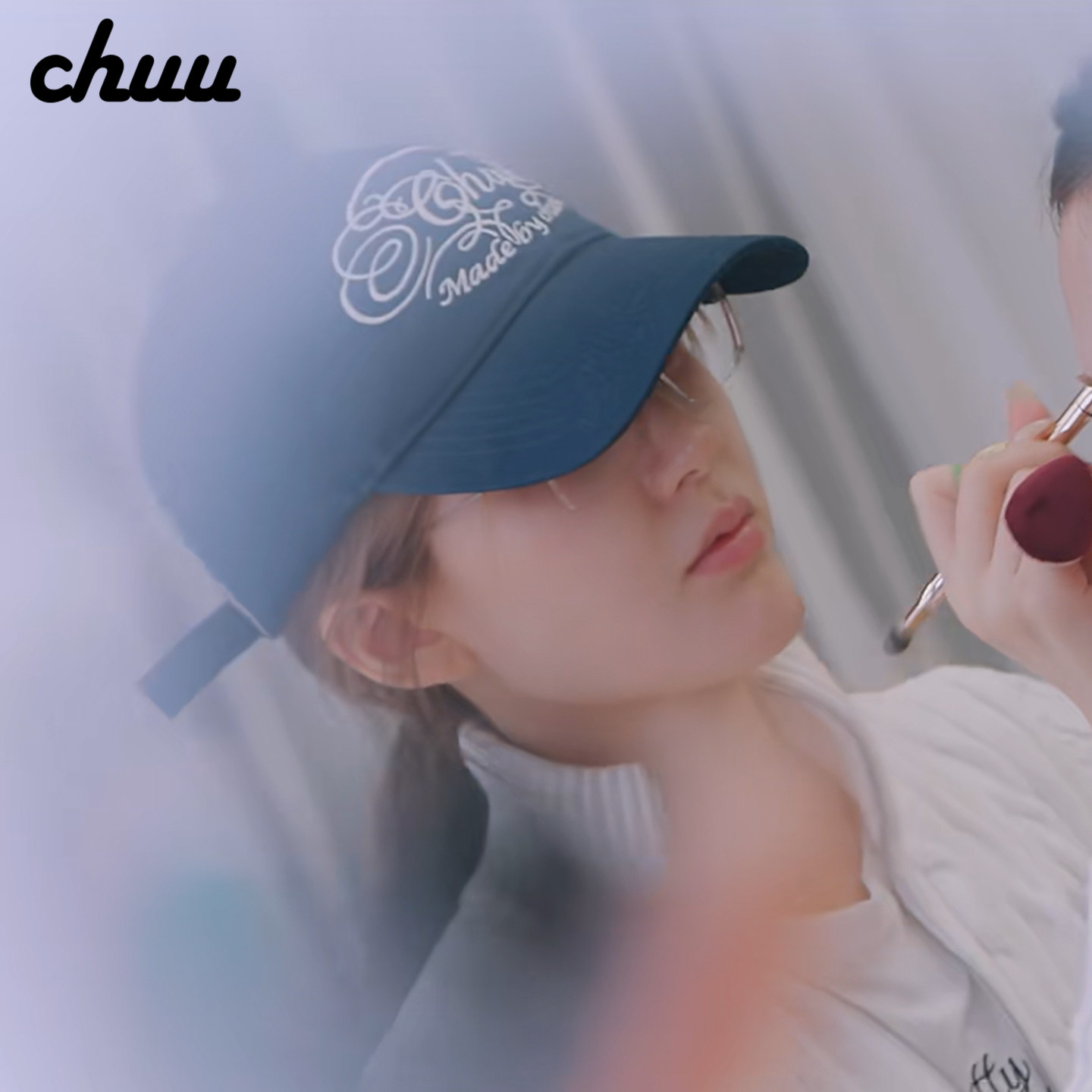 【赵露思同款】CHUU字母刺绣棒球帽女2026夏新品休闲运动鸭舌帽子