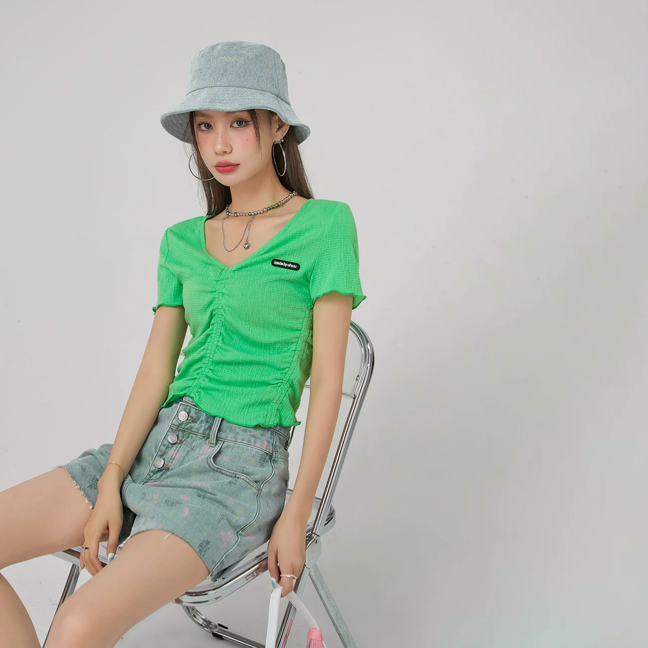 Summer small hat, Korean style, western style