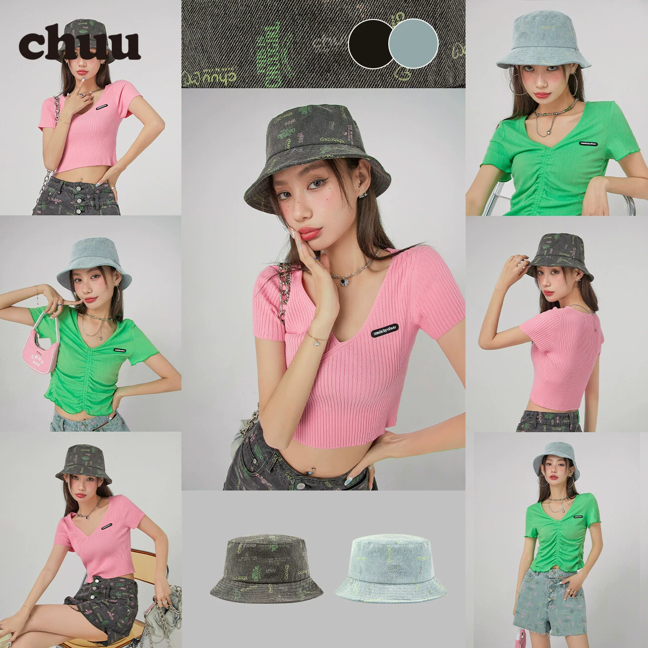 Summer small hat, Korean style, western style