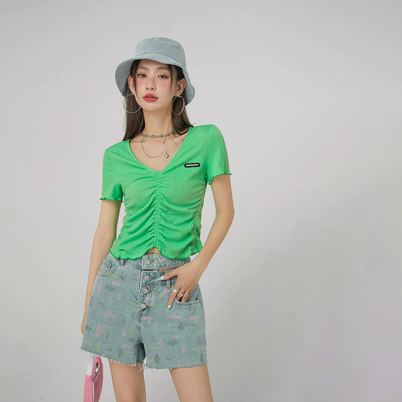 Summer small hat, Korean style, western style
