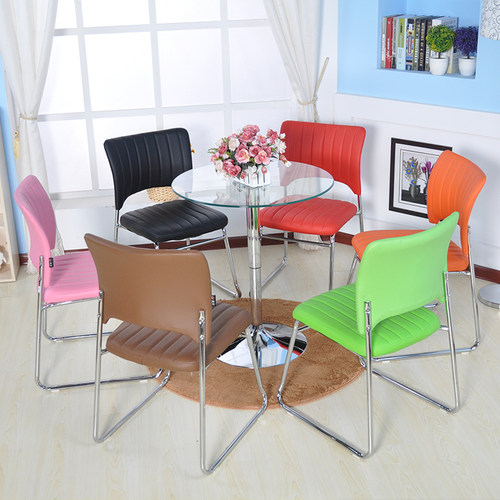 洽谈休闲圆形简约现代餐桌时尚