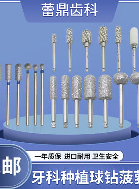 牙科种植球钻菠萝钻南瓜钻平骨钻