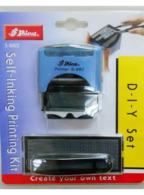 新力牌字母组合回墨字粒套印章S100S200S600S882S883S884S623S624