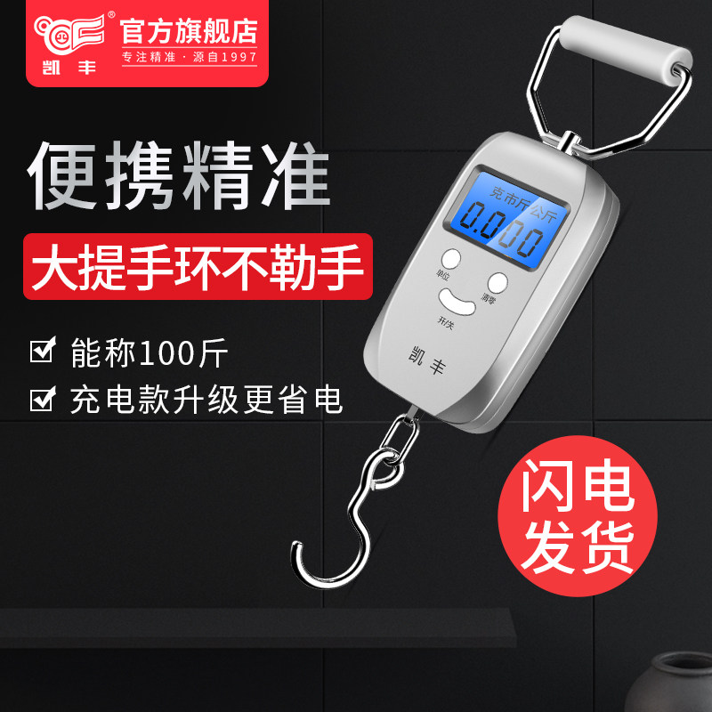 凯丰50kg便携高精度手提秤图片
