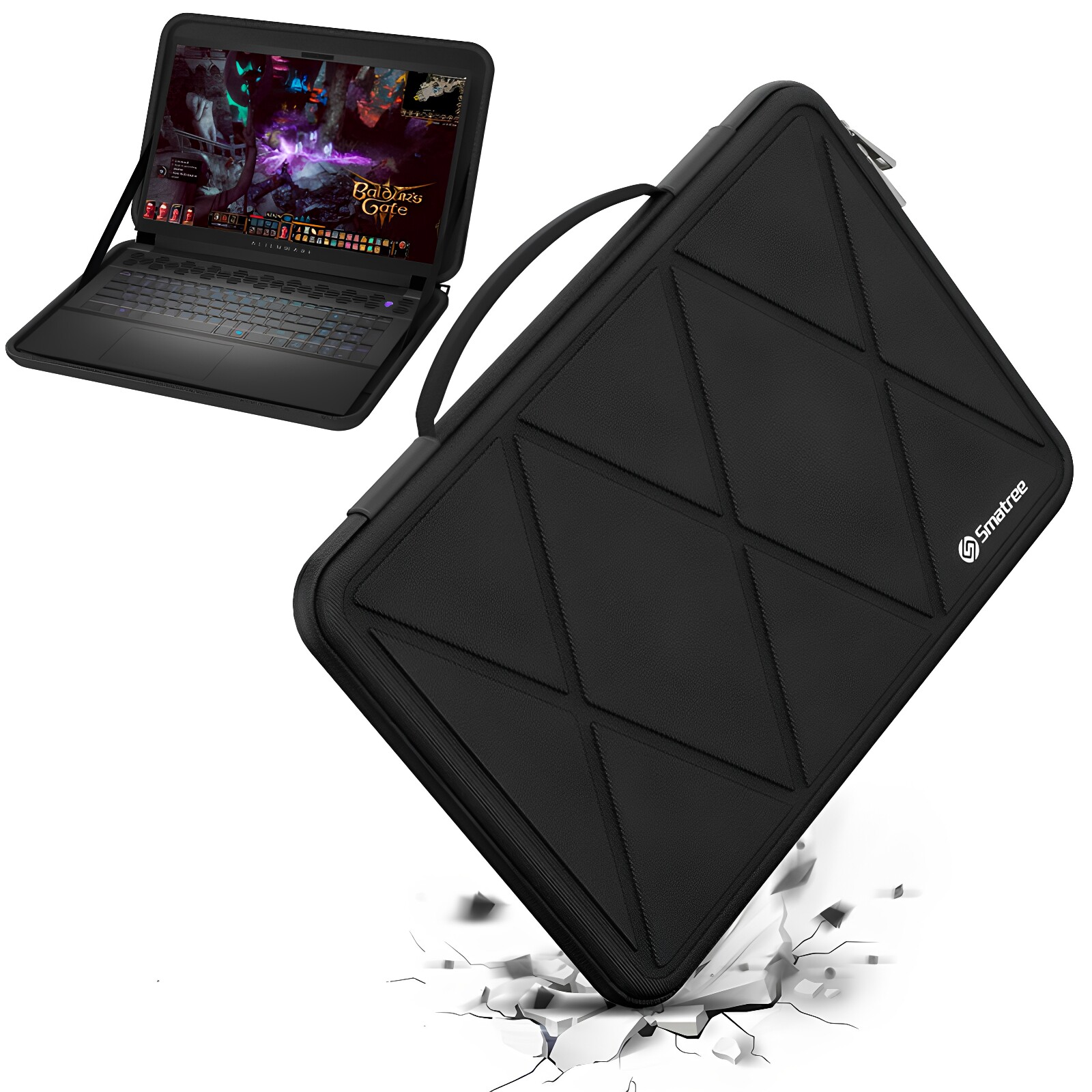 Smatree适用外星人Alienware M18R2 新18Area-51暗影骑士&middot;擎7 Pro微星MIS泰坦雷影18寸手提笔记本电脑内胆包