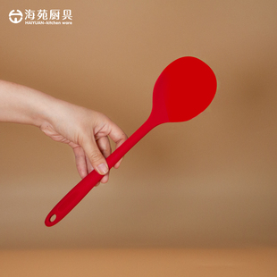 韩国进口母婴食品级硅胶厨具耐高温防烫防霉炒菜铲汤勺不粘锅专用