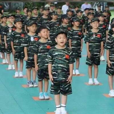 小学生军训服迷彩服套装夏季短袖体能中儿童速干女童幼儿园集训穿