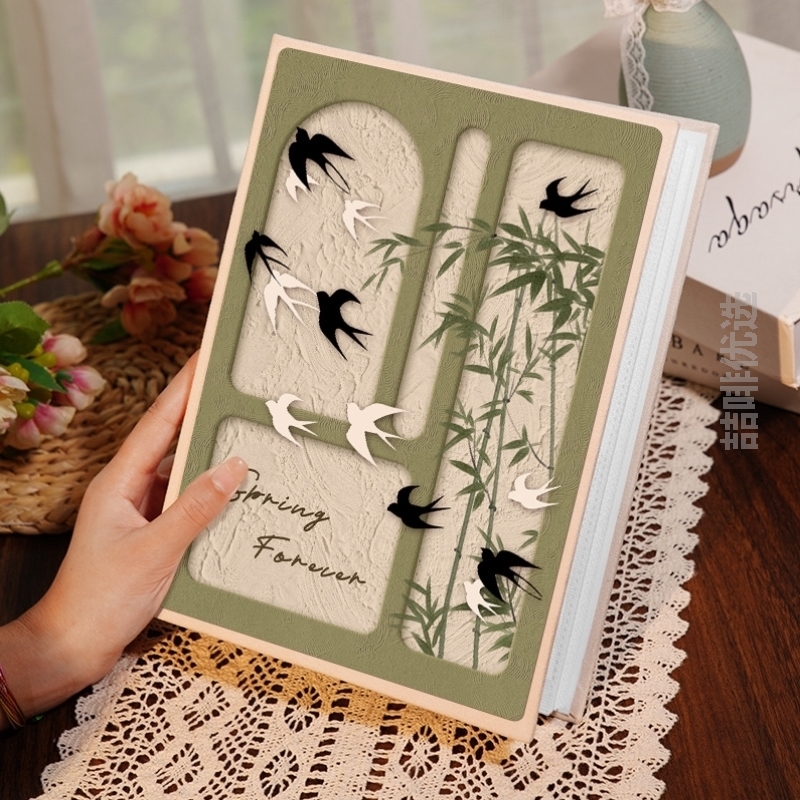 可爱覆膜相册手工diy自粘式照片收纳5寸67三寸拍立得照片收纳影集