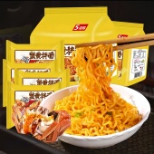 同碗福蟹黄拌面方便面泡面夜宵充饥火鸡面袋装 混合炸酱面速食食品