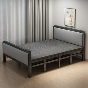 Folding bed family single bed rental house iron bed