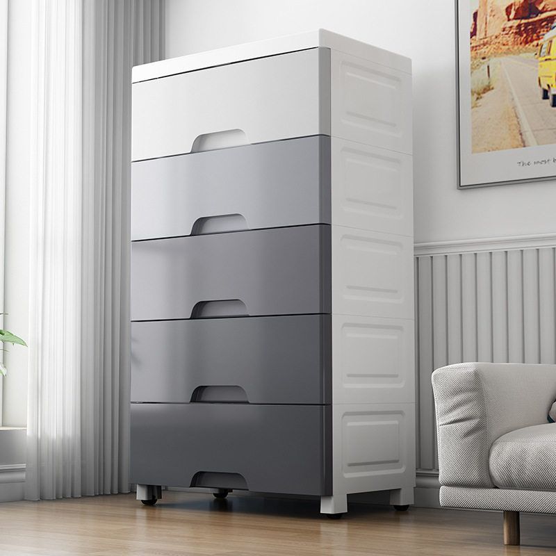 Drawer style storage box MultiLayer cabinet plastic wardrobe