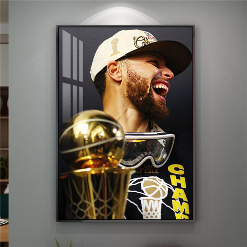库里装饰画StephenCurry汤普森