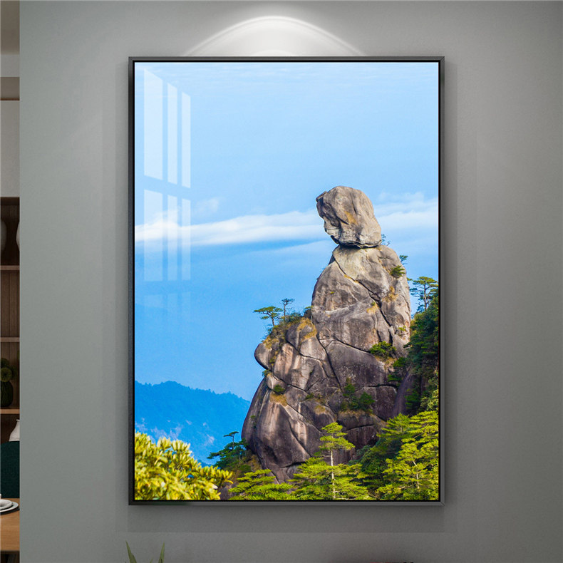 三清山装饰画婺源晶瓷画江西景点庐山井冈山滕王阁南昌上饶挂壁画